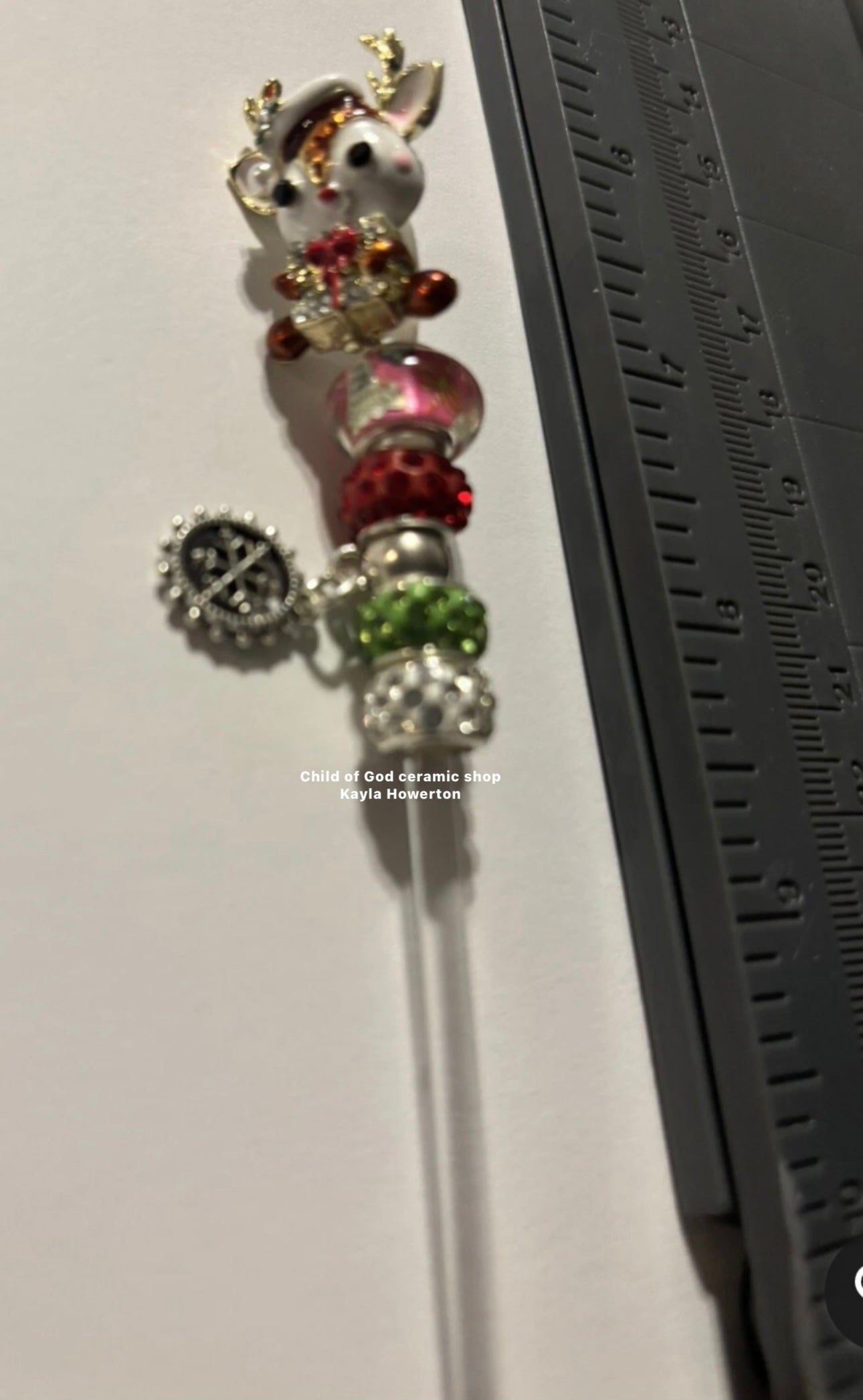 Reindeer tree topper