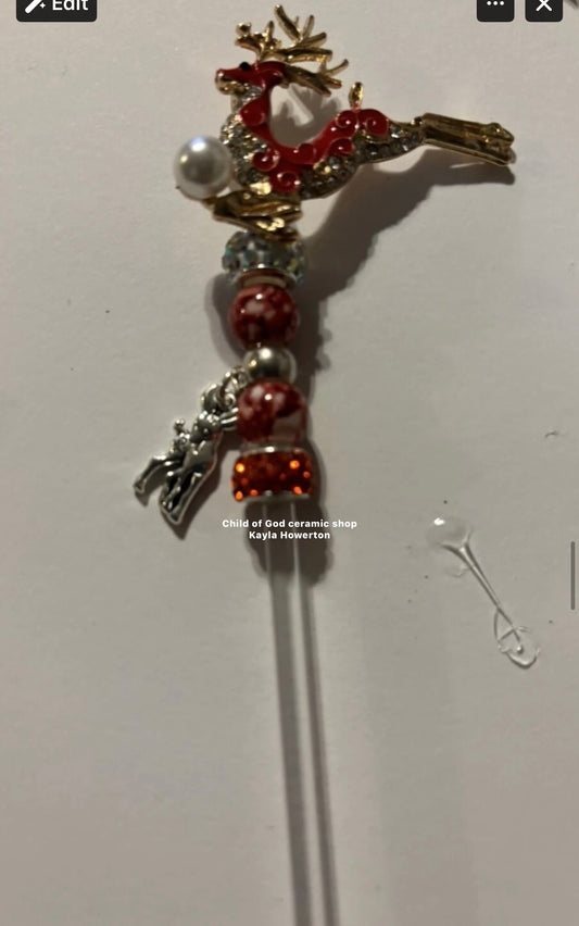 Reindeer tree topper