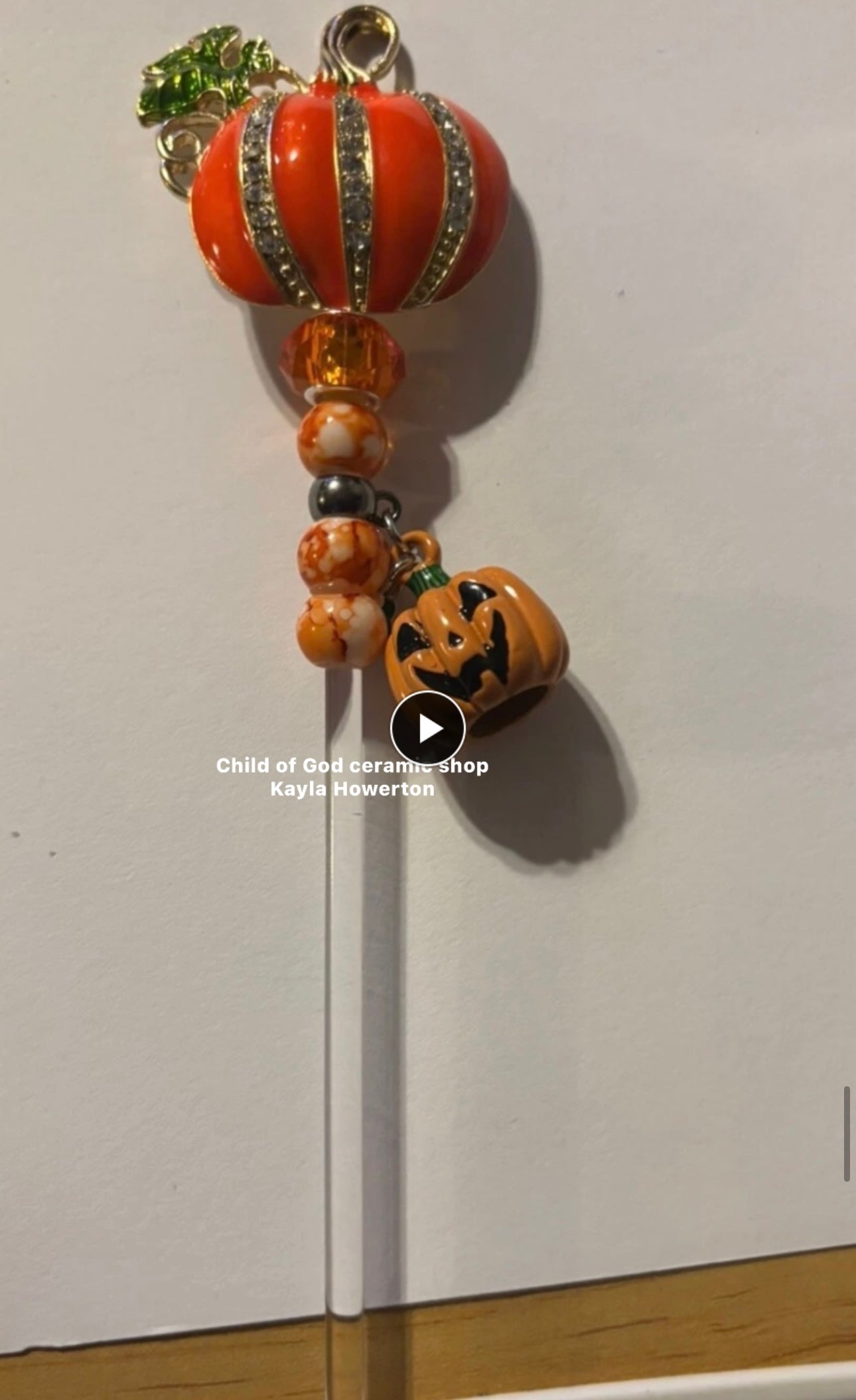 Pumpkin tree topper